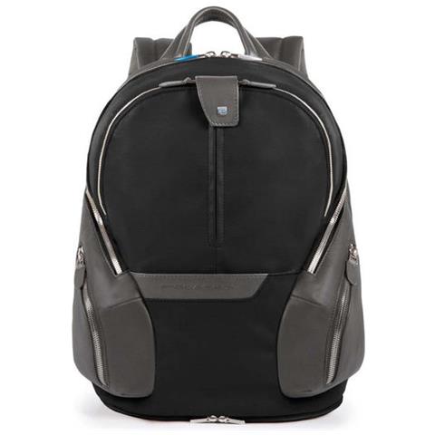 Zaino Coleos Zaino Espandibile Porta Pc Pelle Nero Nd Scelta= p Nero - Foto 1