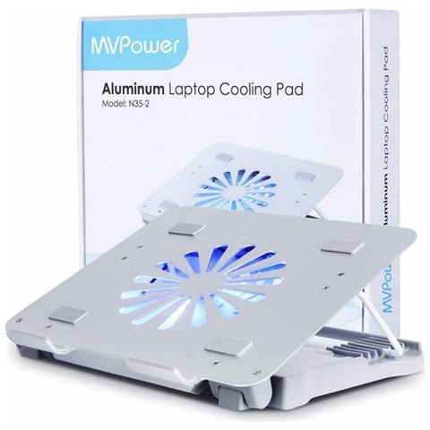 Tappetino Di Raffreddamento N35-2 per Laptop Fino 17" Colore Argento - Foto 1