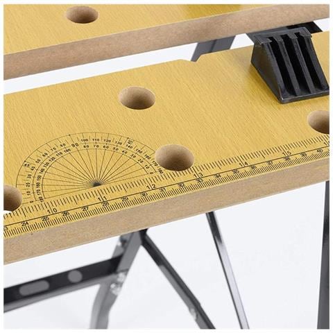 Tavolo Da Lavoro Pieghevole Banco Per Troncatrici Max 100kg Con Portattrezzi - Foto 5