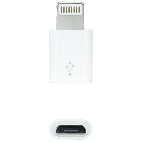 10.10.4100 adattatore per inversione del genere dei cavi Lightning Micro USB Bianco - Foto 1