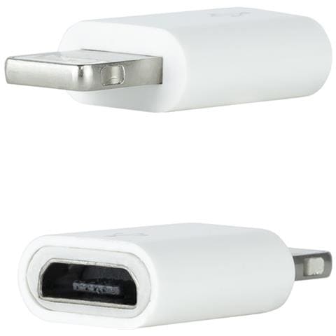 10.10.4100 adattatore per inversione del genere dei cavi Lightning Micro USB Bianco - Foto 2