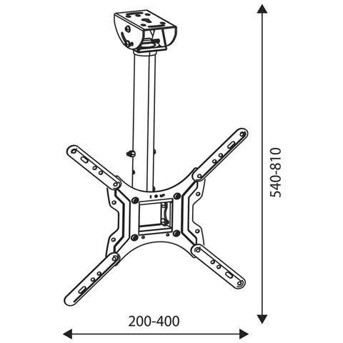 Supporto Tv Tm Electron 30 Kg 26-55' - Foto 3