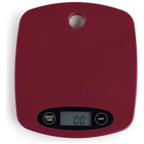 HBAL1203 bilancia da cucina Bordeaux Superficie piana Rettangolo Bilancia da cucina elettronica - Foto 1
