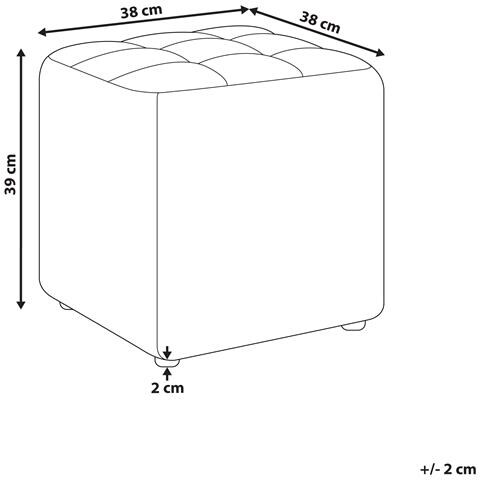 Pouf Kansas Tessuto Verde - Foto 7