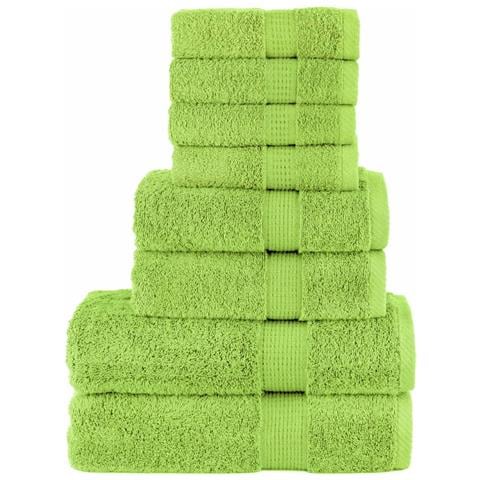 Set ASciugamani SOLUND 8 pz Verdi 600 gsm - Foto 1