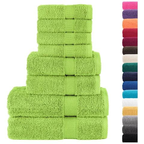 Set ASciugamani SOLUND 8 pz Verdi 600 gsm - Foto 2