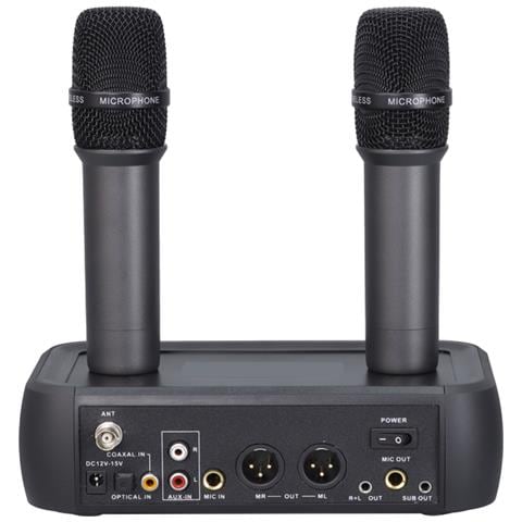 Set Microfono Wireless Con Tecnologia Anti-larsen Dsp Black - Foto 5