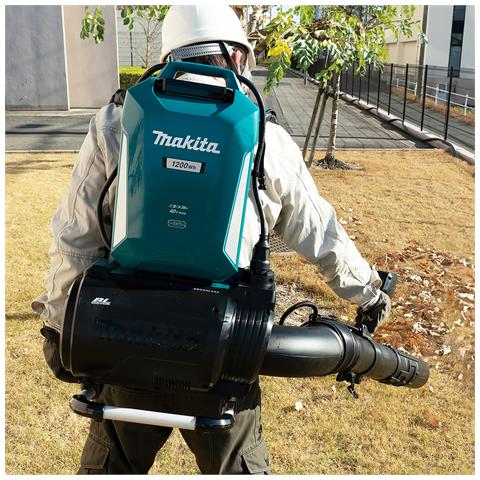 UB002CZ soffiatore di foglie cordless 273,6 km /h Nero, Blu 36 V Ioni di Litio - Foto 20