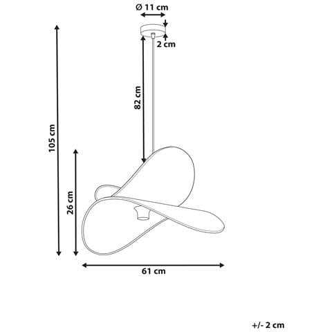 Lampadario Mascota Lino Grigio Chiaro - Foto 6