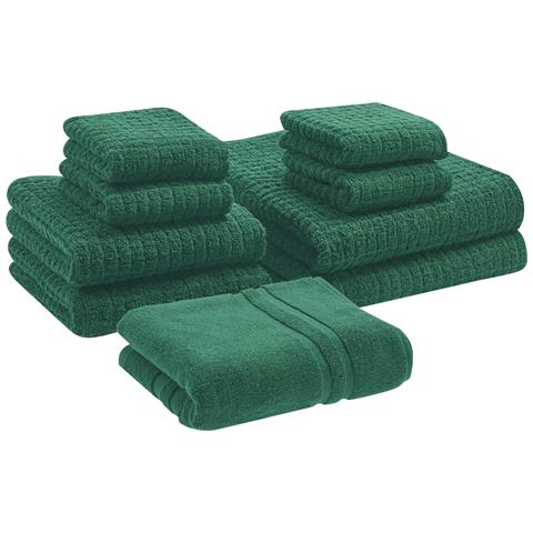 Set Di 9 Asciugamani Atai Cotone Verde - Foto 2