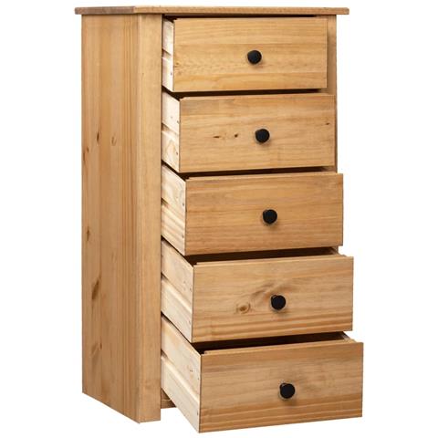 Lusso Casadino -  Credenza 46x40x89 Cm In Legno Massello Di Pino Panama Range - Foto 1