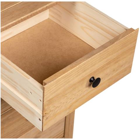 Lusso Casadino -  Credenza 46x40x89 Cm In Legno Massello Di Pino Panama Range - Foto 8