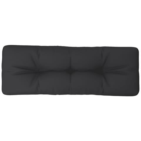 Cuscino Per Pallet Nero 120x40x12 Cm In Tessuto - Foto 1