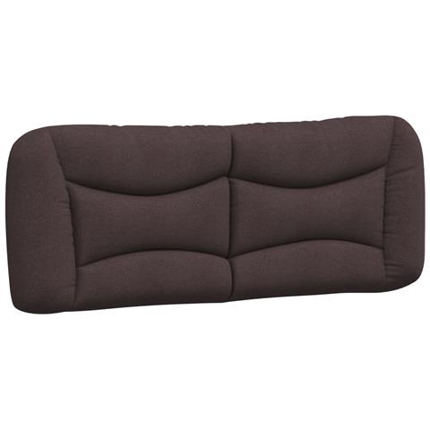 Lusso Casadino -  Cuscino Testiera Hvar Marrone Scuro 140 Cm In Tessuto - Foto 1