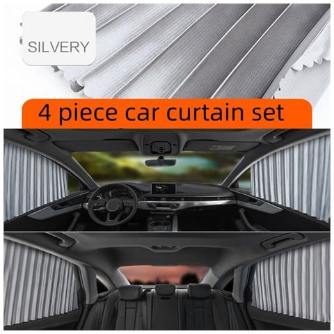 Set Di Tende Magnetiche Per Auto Con Protezione Solare Silver - Foto 1