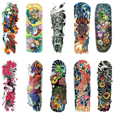 10 Fogli Di Adesivi Per Tatuaggi - Disegni Assortiti, Impermeabili - Foto 1