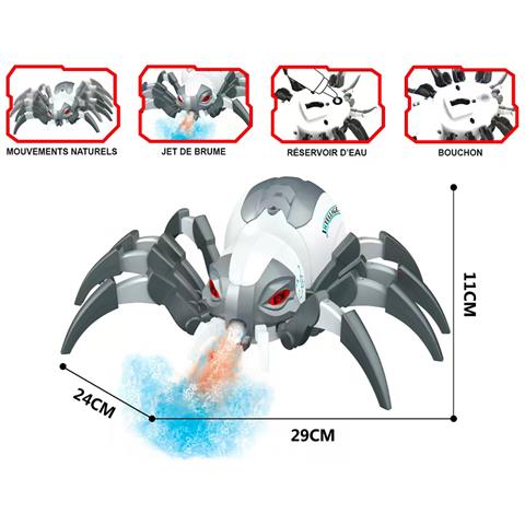 Ragno Telecomandato Con Getto Di Nebbia Effetti Sonori Spettacolari - Foto 3