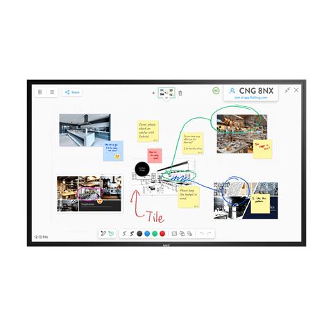 MultiSync M861 IGB Pannello piatto per segnaletica digitale 2,18 m (86") LCD 500 cd /m² 4K Ultra HD Nero Touch screen 24/7 - Foto 2
