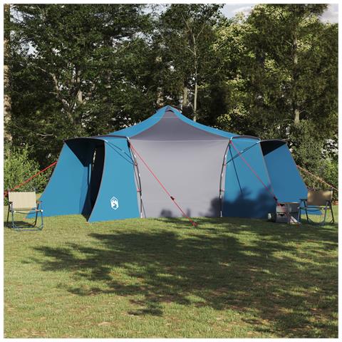 Tenda Familiare Tipi Blu 8 Persone Impermeabile - Foto 2