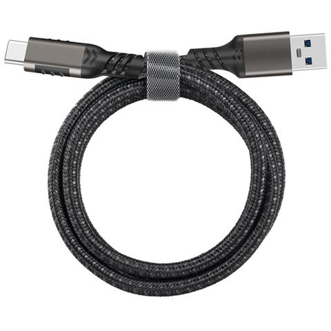 Cavo Dati Intrecciato Da 3m, Confezione Da 2: Usb Type-c A Usb 3.2, Ricarica Rapida Pd 60w 2 Metri - Foto 2