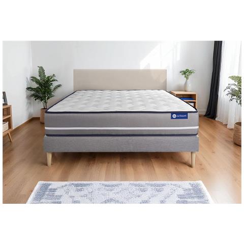 Kit Rete E Materasso Matrimoniale Actiflex Pur 140x200cm - Spessore : 20cm - Molle Insacchettate - Rigido - Foto 1