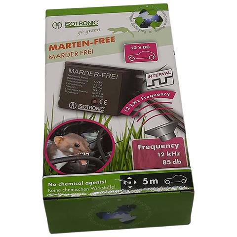 Repulsore A Ultrasuoni Per Esterno Per Martore 85db 12khz 12v, Nero - Foto 2