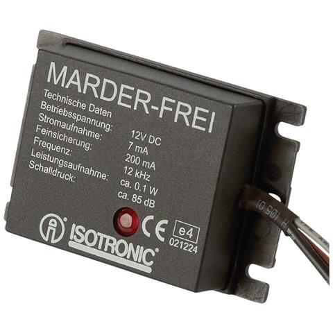 Repulsore A Ultrasuoni Per Esterno Per Martore 85db 12khz 12v, Nero - Foto 1