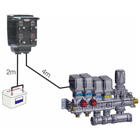 Scatola Di Comando Compatta A 2 Vie Con Cavo Diretto 4 Mt - Foto 2