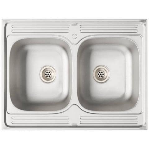 Mobile da cucina con porta Lucca 2 pcs Bianco 80 x 46 x 81.5 cm - Foto 8