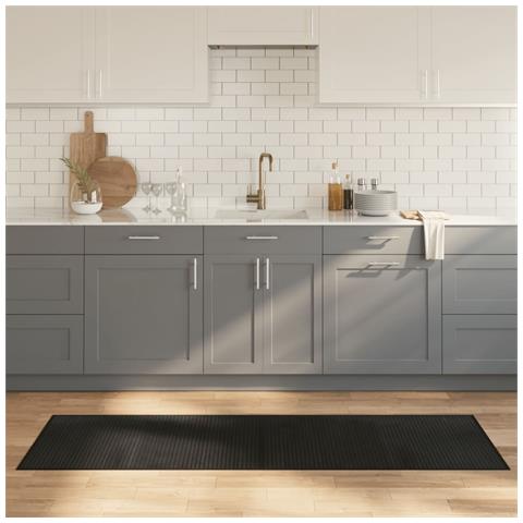 Tappeto Rettangolare Nero 60x200 cm in Bambù - Foto 2