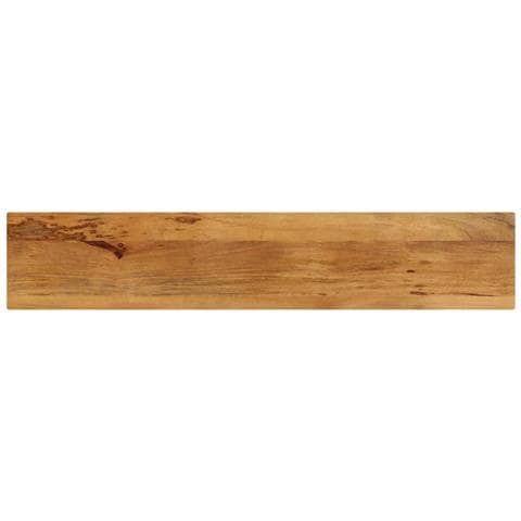 Piano per Tavolo 160x40x2,5cm Rettangolare Legno Massello Mango - Foto 1