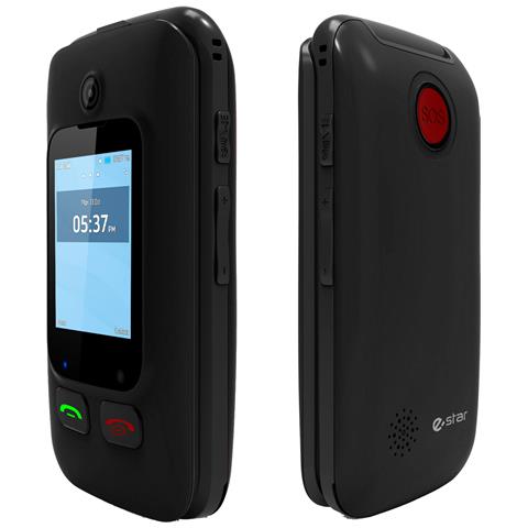 Digni Flip 6,1 cm (2.4") 102 g Nero, Rosso Telefono per anziani - Foto 1