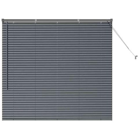 Tenda per Finestra con tende Grigio scuro Alluminio - Foto 1