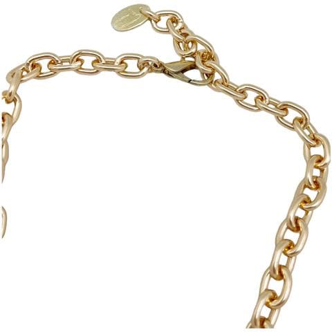 Collana Con Lucchetto Gd In Catena D'oro Leggera - Foto 4