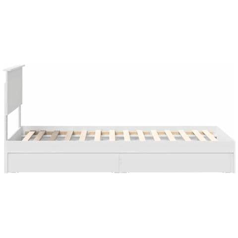 Letto con Contenitore Bianco 90 x 200 cm Legno multistrato - Foto 9