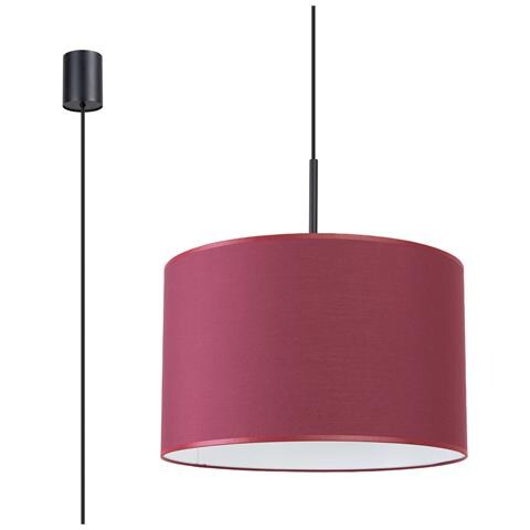 Lampada A Sospensione Nevia Bordeaux Sl. 1852 - Minimalist Lampada A Sospensione Bordeaux /nero 137x40x40 Cm - Foto 1