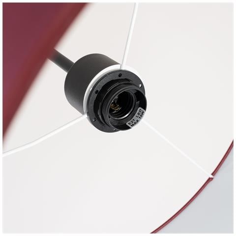 Lampada A Sospensione Nevia Bordeaux Sl. 1852 - Minimalist Lampada A Sospensione Bordeaux /nero 137x40x40 Cm - Foto 8