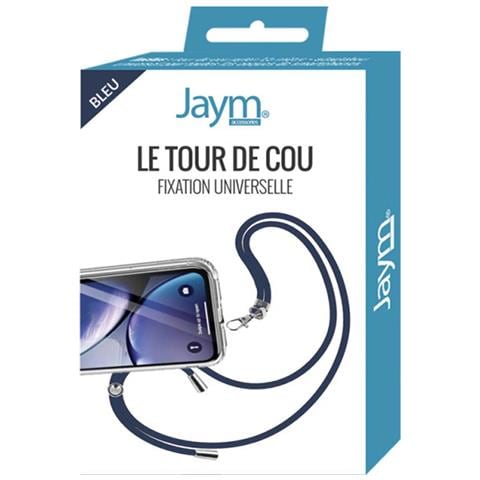 Collarino Da 150 Cm Per Smartphone In Nylon Con Fissaggio Universale, Blu Marine - Foto 2