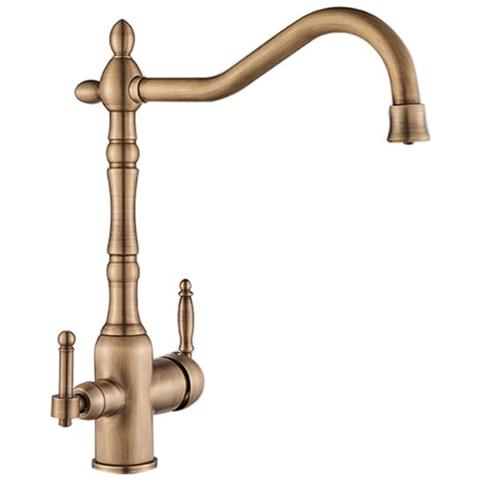 Rubinetto per lavello da cucina /bagno, Blackswan, tipo M72, modello in bronzo, misura 34 cm - Foto 1
