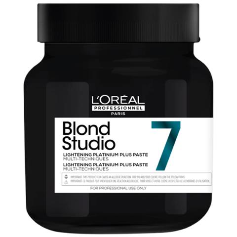 L'oreal Professionnel, Blond Studio Platinium Plus 7, Evidenziazione, Polvere Ossidante Per Capelli, 500 G - Foto 1