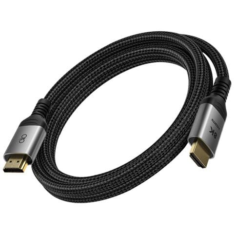 Cavo Hdmi Maschio A Hdmi Maschio Ultra High Speed 8k Design Intrecciato 3m, Nero - Foto 1