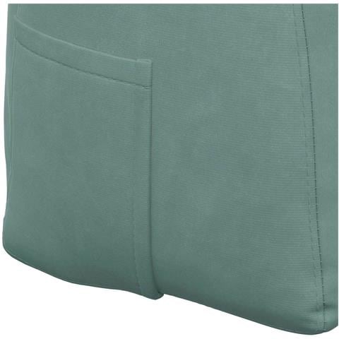 Cuscino per Schiena Verde Mare 100 x 24 x 50 cm Velluto - Foto 9