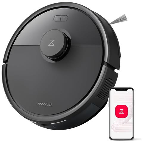 Q7 L5 Robot Aspirapolvere e Mocio, doppio sistema anti-groviglio, aspirazione HyperForce da 8.000 Pa, zona di non accesso intelligente,nero - Foto 1