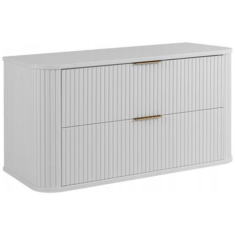 | Mobili bagno 100cm | Bianco opaco - Legno | L /H /P 100/52/41cm | ELEGANCE | Mobiletto, Mobili bagno, Basi, Lavabo, Bianco - Foto 1