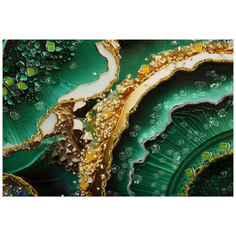 Stampa Su Tela Marmo 11-multicolore-legno-82x4x62 Cm - Foto 2