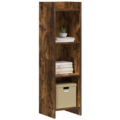 Libreria Rovere Fumo 30 x 30 x 111 cm Legno ingegnerizzato - Foto 2