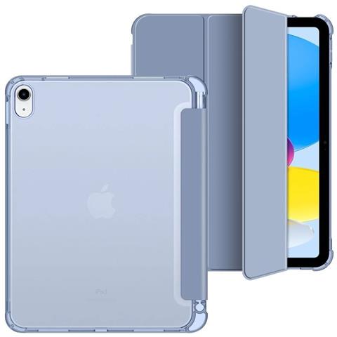 Custodia Ipad 10 / 2022 - Blu, Trasparente - Foto 2