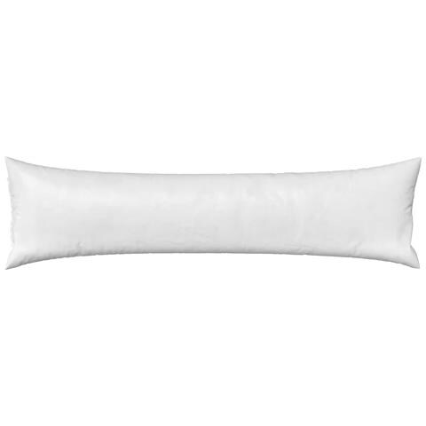 Cuscino con cuscino HEERLEN Grigio Chiaro 40 x 145 cm Velluto - Foto 2