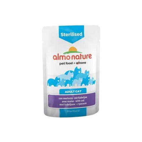 Cibo per gatti Sterilised con Merluzzo 70 gr - Foto 1