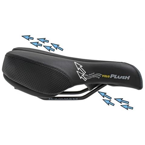 Sattel Plush ""deep Channel"" Nero - Foto 1